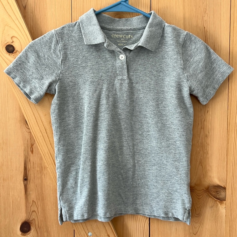 J.Crew crewcuts boys gray shirt size 8